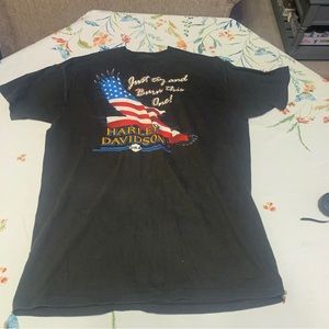 Vintage Harley Davidson Motorcycle Short Sleeve Tee